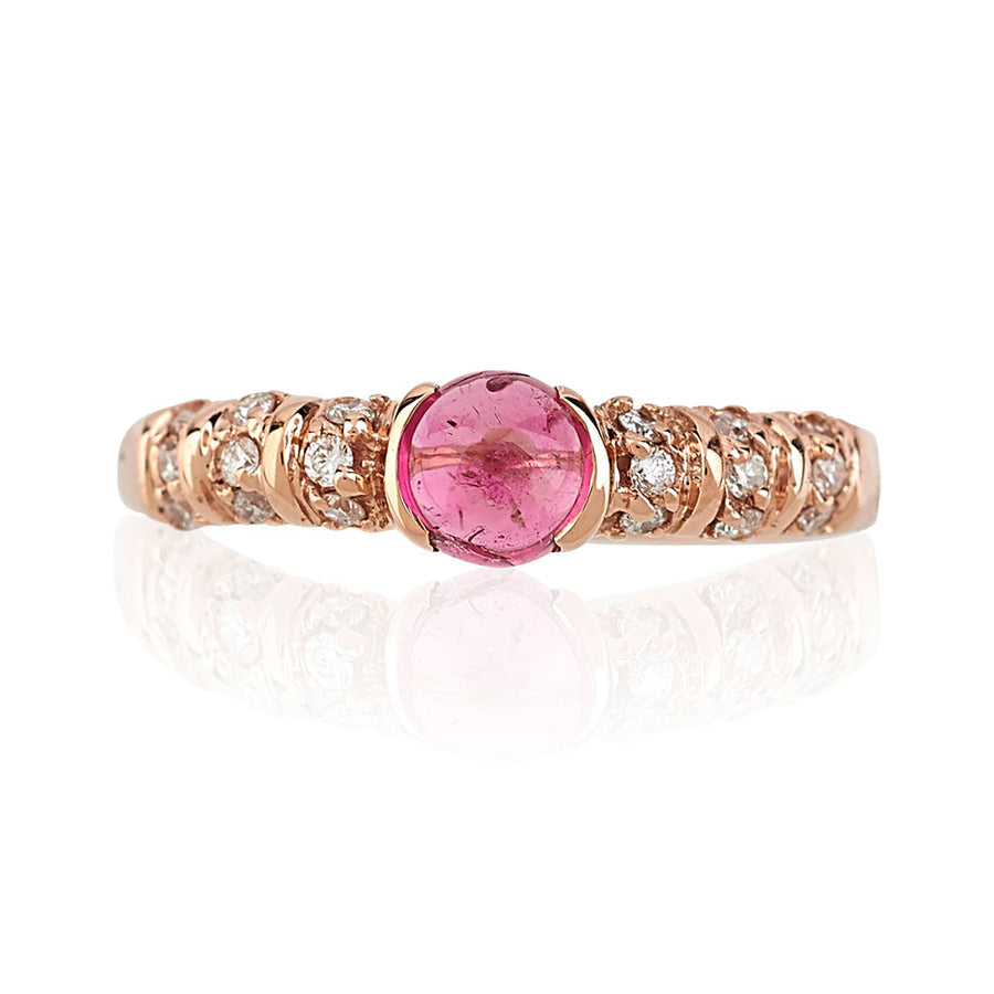 Blongy Baby Ring in Rose Gold and Pink Tourmaline