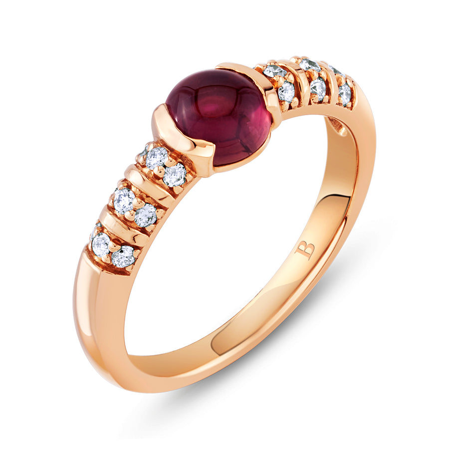 Blongy Mama Ring in Rose Gold and Pink Tourmaline