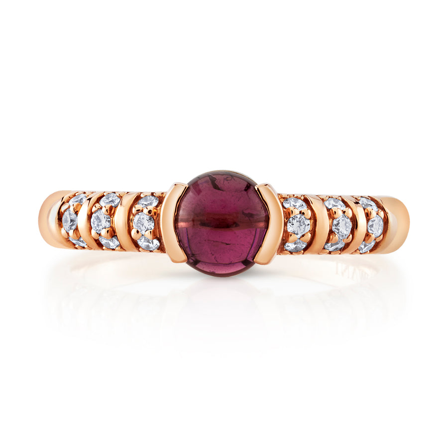 Blongy Mama Ring in Rose Gold and Pink Tourmaline
